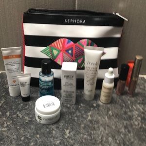 Sephora deluxe skincare sample bag